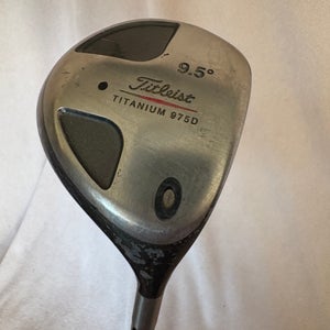 Unisex Titleist 975 D Right Handed Driver Regular Flex 9.5 Loft (Used)