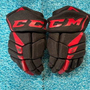 Black Junior CCM JetSpeed FT485 Gloves 12" (Used)