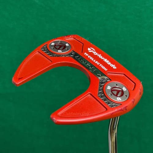 TaylorMade TP Collection Ardmore 2 Red 35" SB Mallet Putter w/Super Stroke & HC