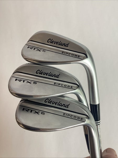 Cleveland RTX 6 Zipcore Wedge Set 52*-56*-60*  DG Spinner Tour Issue Steel Shaft