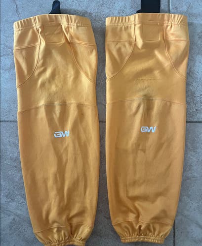 Yellow Youth Socks with Tabs, in good condition
