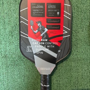 Black Selkirk Invikta Vanguard control Pickleball Paddle (New)