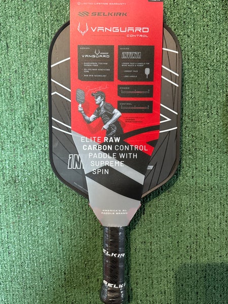 Black Selkirk Invikta Vanguard control Pickleball Paddle (New)