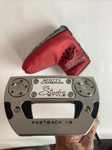 Scotty Cameron Studio Style Fastback 1.5 Putter 34 Inches