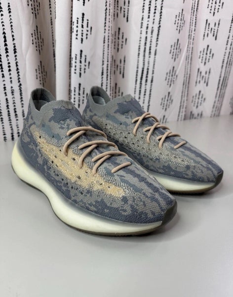 Adidas Yeezy Boost 380 MIST Shoes Mens Size 5 Gray Non Reflective FX9764