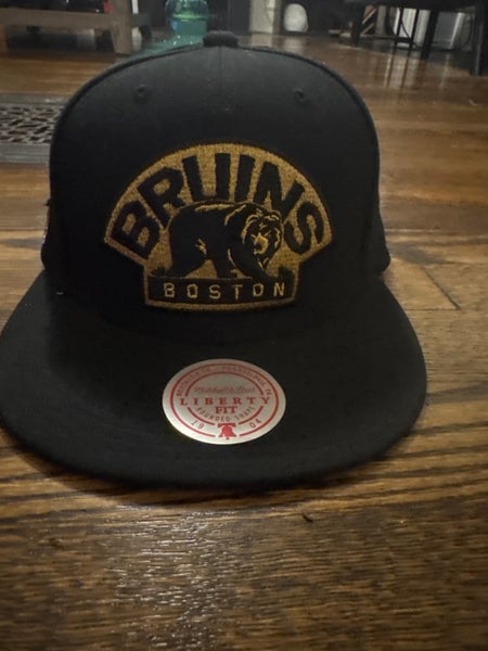 Black Mitchell and Ness Boston Bruins Hat!