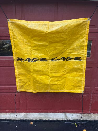 Rage cage lacrosse goal shooter tutor blocker goalie