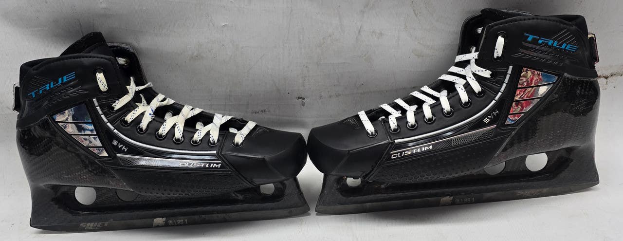 TRUE Custom Pro Stock Goalie Skates Size 10 Used (14150)