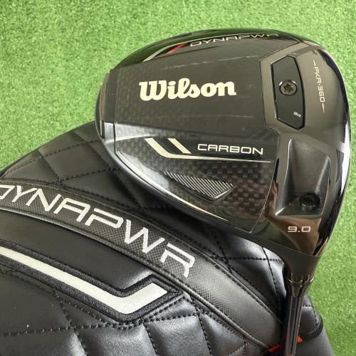 Wilson Staff Dynapwr 2025 Carbon 9 Driver Fujikura Ventus TR Stiff Flex 45.5