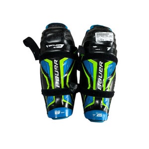 Used Bauer BAUER X SHIN GUARD Intermediate Shin Guards Black 10" 11833-S000165922