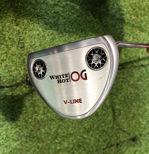 Men's Odyssey White Hot OG V-Line Mallet Putter Right Handed 35" (Used)
