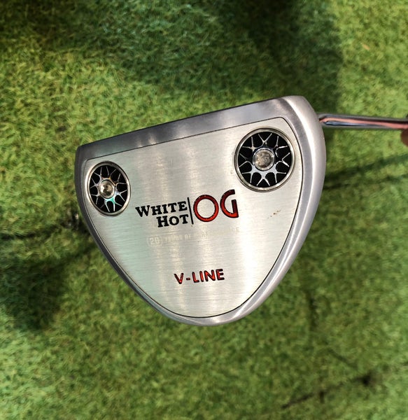 Men's Odyssey White Hot OG V-Line Mallet Putter Right Handed 35" (Used)