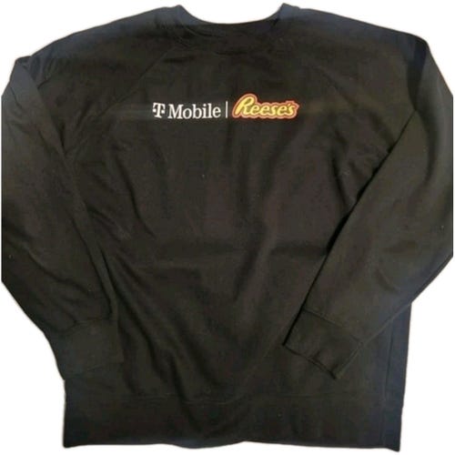 T-Mobile x Resse's Sweatshirt Men’s Large Black Pink Employee Work Uniform