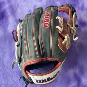 Blue Wilson A2000 RH Infield Baseball Glove 11.5" (Used)