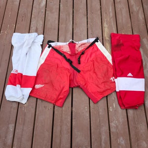 Detroit Red WingsLarge Warrior Pant Shell Pro Stock (Used)