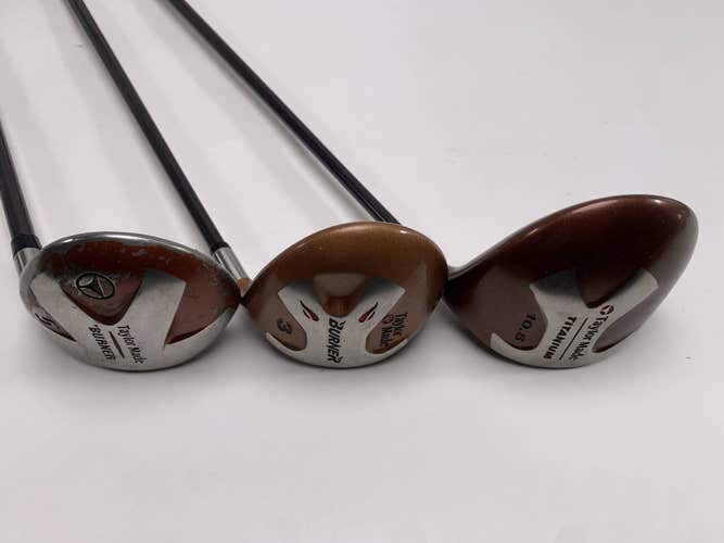 TaylorMade Burner bubble Driver Wood Set 3 5 | 10.5* 15* 18* Mens RH