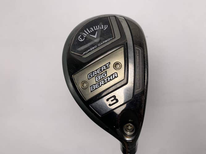 Callaway Great Big Bertha 23 3 Hybrid 18* UST Mamiya Helium 60I F2 Senior RH