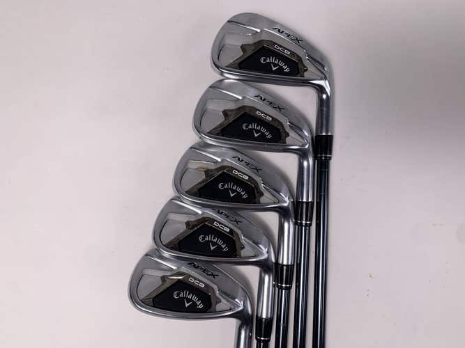 Callaway Apex DCB 21 Iron Set 6-PW UST Mamiya Recoil Dart F2 Senior RH