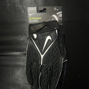 Black Adult Nike Superbad Gloves (New)