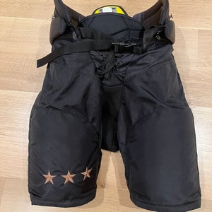 Pro Stock CCM HPTK Pants Black Senior Medium Capitals Reverse Retro 2.0 RARE