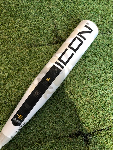 2025 Rawlings Icon Composite Bat USSSA Certified (-5) Composite 26 oz 31" (Used)