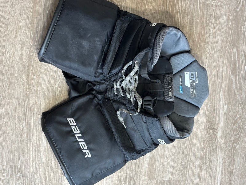 2023 Intermediate Small Bauer Elite Hockey Goalie Pants (Used)