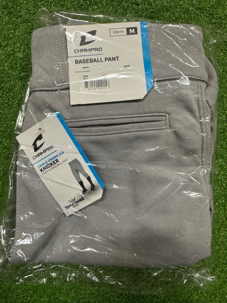 Champro Triple Crown 2.0 Knicker Baseball Pants - Youth Medium (New)