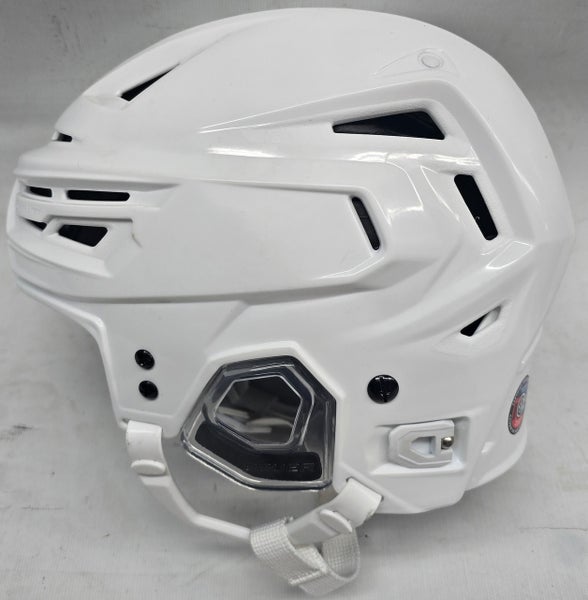 BAUER REAKT 155 PRO STOCK HOCKEY HELMET WHITE LARGE NEW (14171)