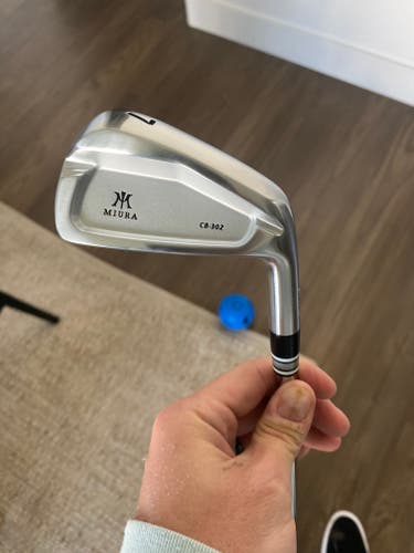 Miura CB-302 Right Handed Iron Set Stiff Flex (7 Clubs) #7-#9, PW, GW, SW, LW Steel Shaft (Used)