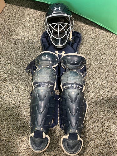Youth Under Armour Catcher's Set (Used)