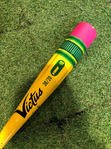 2024 Victus Vibe Alloy Bat USABat Certified (-10) Alloy 20 oz 30" (Used)