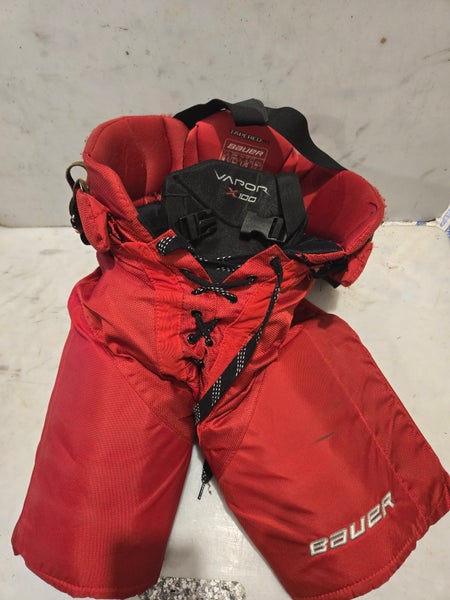 Junior Large Bauer Vapor x100 Hockey Pants (Used)