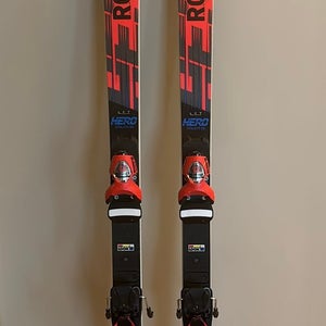 Rossignol GS Hero Athlete 182 cm 25m radius skis with SPX 15 Bindings - can remove (Used)