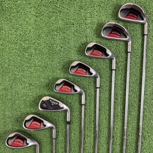 Callaway 2008 Big Bertha Combo i-Brid Iron Set 4-PW SW Steel Uniflex RH