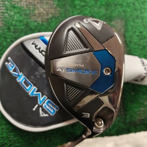 Callaway Paradyme AI Smoke 3 Hybrid 3H 18 Degree Regular Flex w Headcover NEW