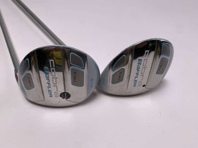 Cobra Baffler T-Rail 5 & 7 Fairway Wood Set 20* 21* Tour AD G 55g Ladies RH