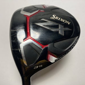 Srixon ZX 3 Fairway Wood 15* Project X HZRDUS Smoke 6.0 Stiff Graphite Mens LH