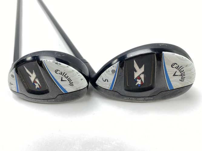 Callaway XR 4 & 5 Hybrid Set 24* 27* Bassara 50x5ct 50g Ladies RH