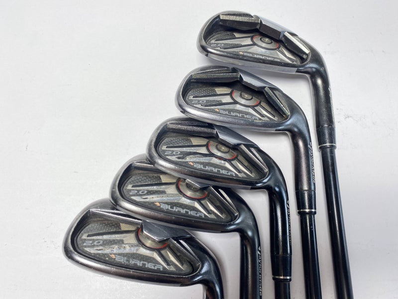 TaylorMade Burner 2.0 Iron Set 7-PW+GW SuperFast 65g Regular Graphite Mens RH