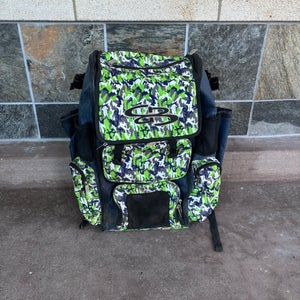 Green Boombah Bat Bag