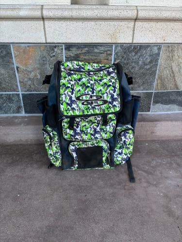 Green Boombah Bat Bag