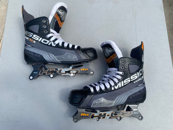 Senior Mission Inhaler AC5 Inline Skates Wide Width Size 9 (Used)