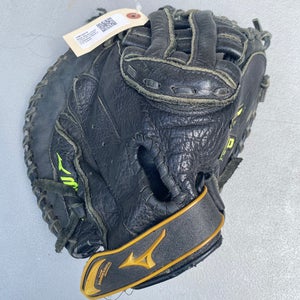 Black Mizuno Power Close RH Catcher's Baseball Glove 32.5" (Used)