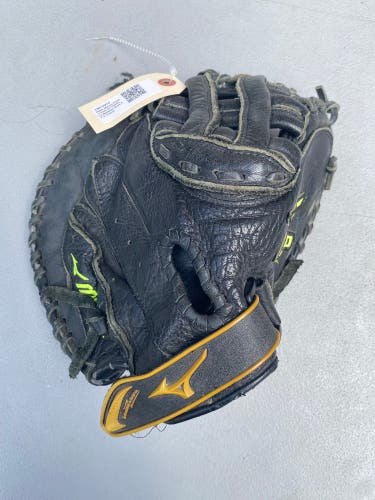 Black Mizuno Power Close RH Catcher's Baseball Glove 32.5" (Used)