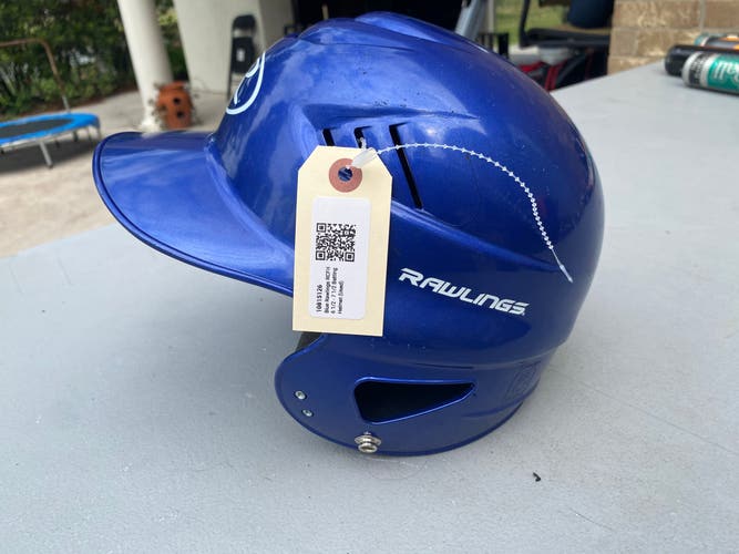 Blue Rawlings RCFH 6 1/2 - 7 1/2 Batting Helmet (Used)
