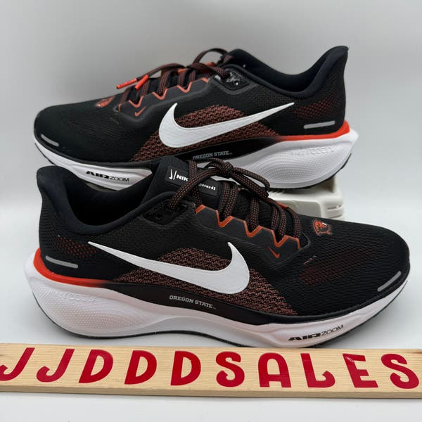Nike Air Zoom Pegasus 41 Oregon State Beavers Men\'s Size 10 FZ5139-001 Unisex Nike Black Oregon State Beavers Zoom Pegasus 41  main image 4