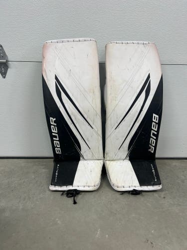 Medium 34” - 2024 Bauer Hyperlite 2 Goalie Leg Pads (Used)