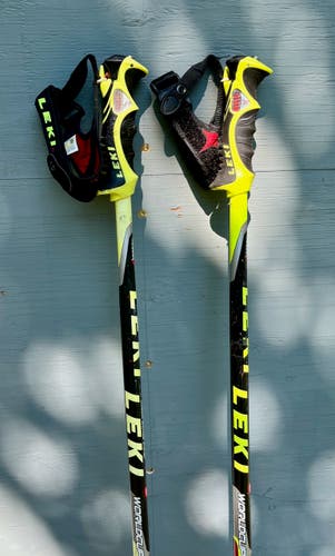 48in (120cm) Leki Racing World Cup Lite SL Ski Poles (Used)