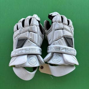 White Maverik M5 Lacrosse Gloves 13"