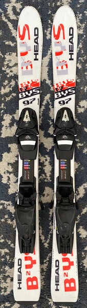 Head BYS Kids Skis with Bindings - 97 cm Used